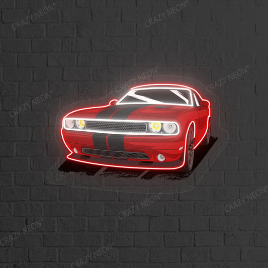 Luxury Car Neon Artwork Sign