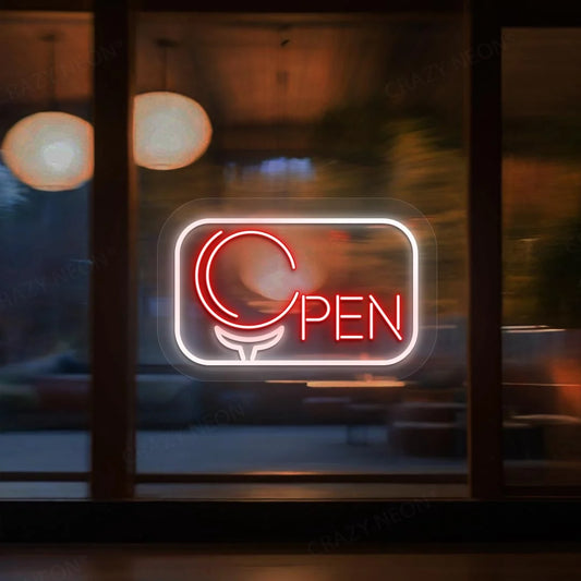 Golf Open Neon Sign