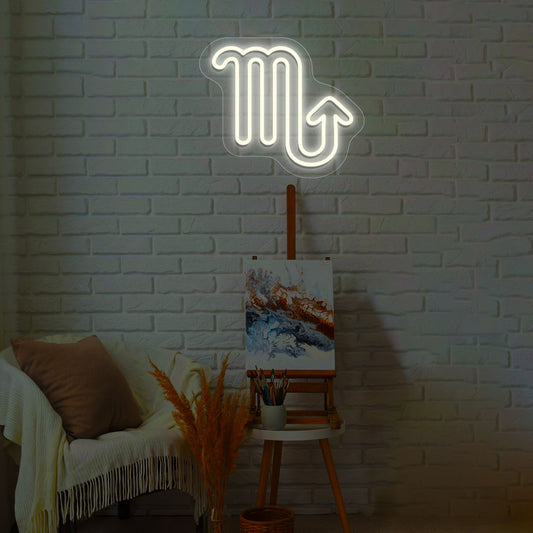 Scorpio Zodiac Neon Sign
