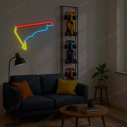 Hermanos Rodríguez Grand Prix Circuit Neon Sign