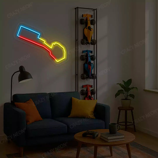 Baku City Grand Prix Circuit Neon Sign