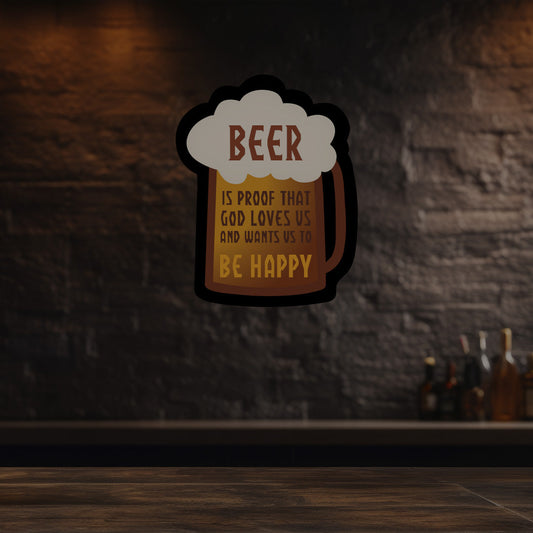 Beer Mug Illuminated Sign