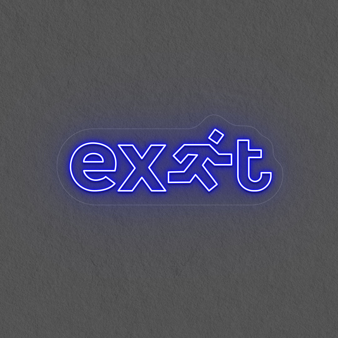 Cool Exit Neon Sign