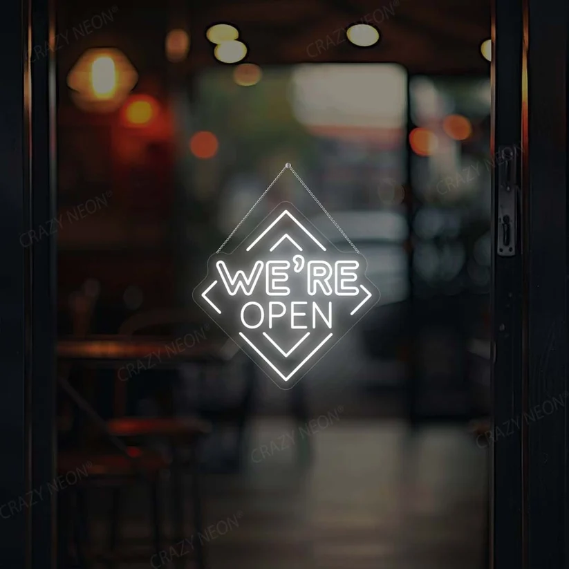 We Are Open LED Neon Sign-Single Color