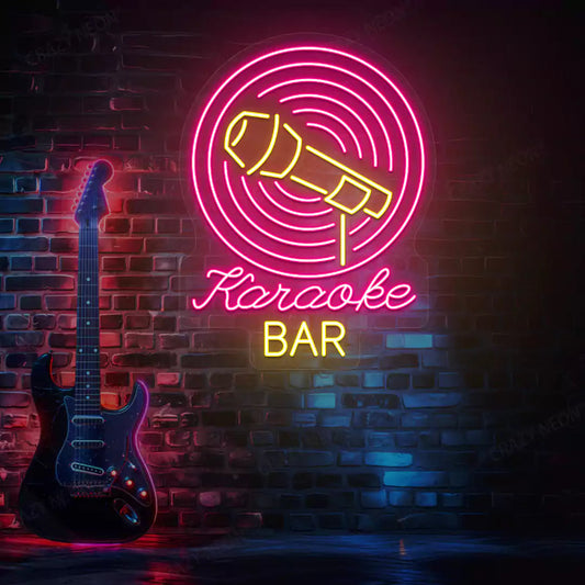 Karaoke Bar Neon Sign