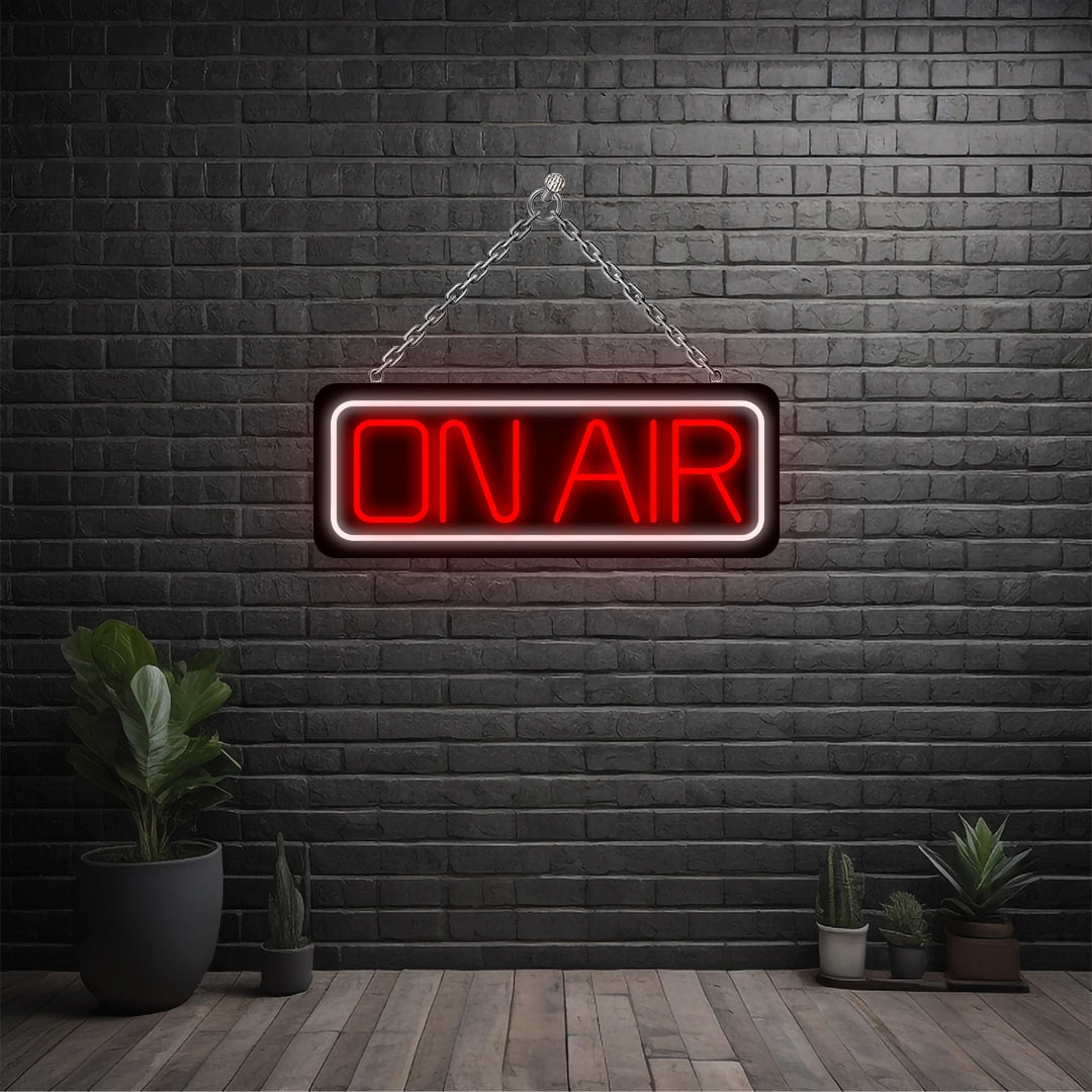 On Air Illuminated Sign