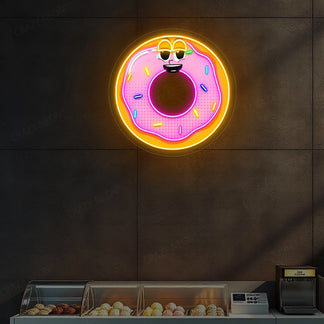 Donut Neon Artwork Sign