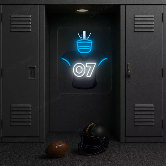 JAX Jersey Football Neon Artwork Sign