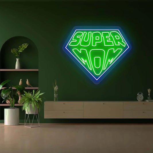 Super Mom Led Neon Sign