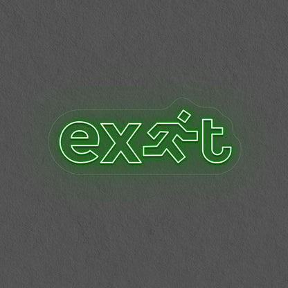 Cool Exit Neon Sign