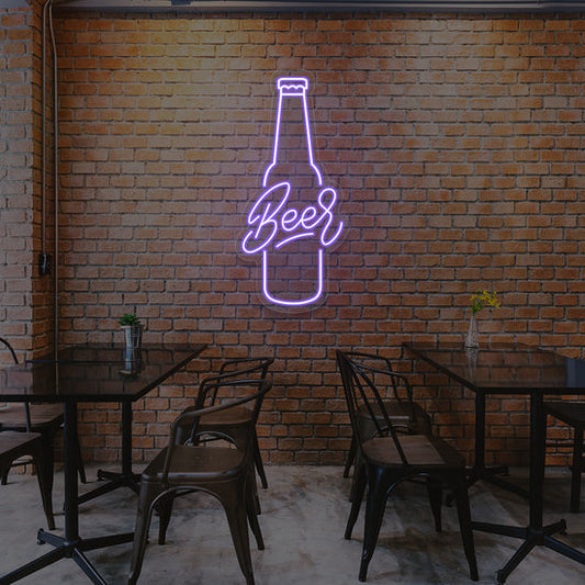Beer Pint Bar Neon Sign