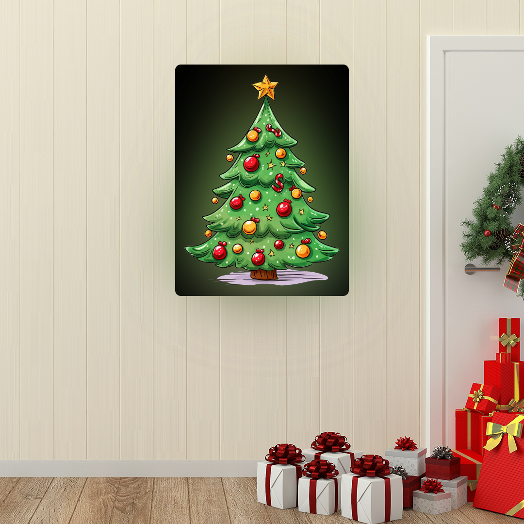 Christmas Tree Illuminated Sign