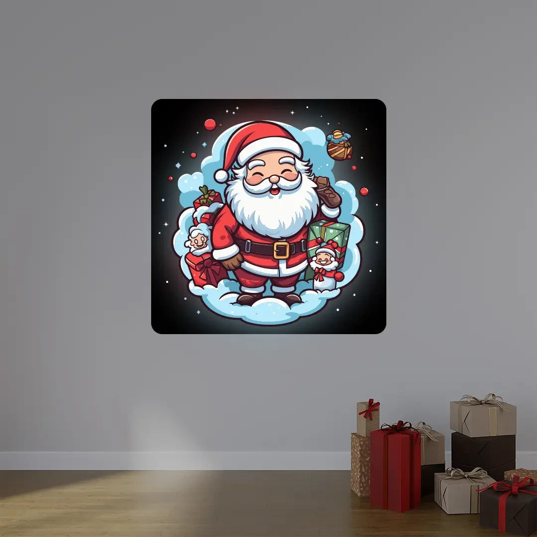 Santa Claus Neon Artwork Sign