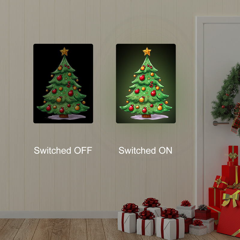 Christmas Tree Illuminated Sign