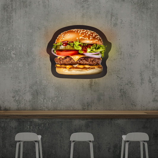 Burger Illuminated Sign