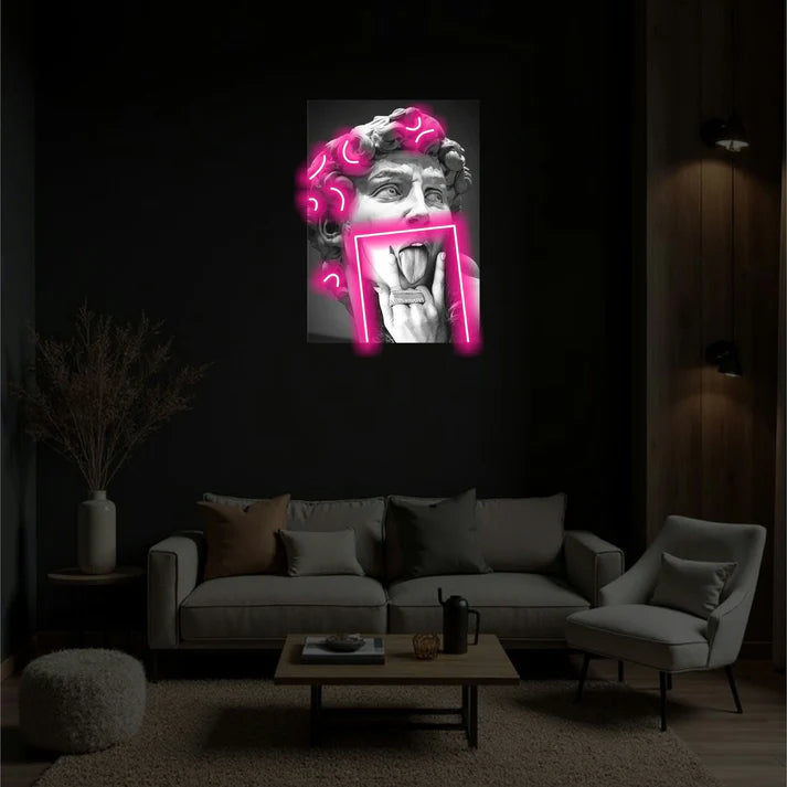 DAVID STATUE UV CANVAS