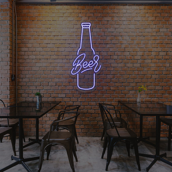 Beer Pint Bar Neon Sign