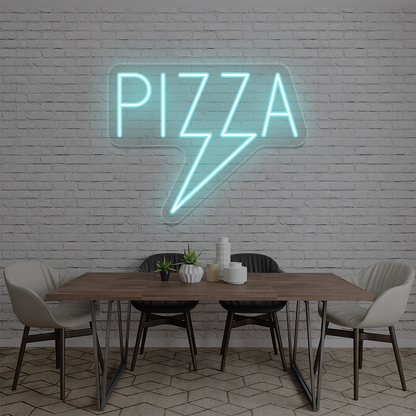 Pizza Bolt Neon Sign