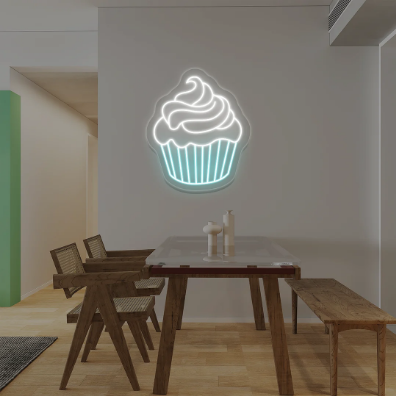 Cupcake Neon Sign
