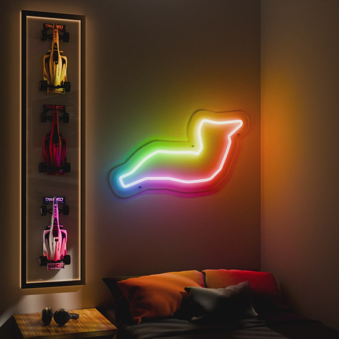 Imola Grand Prix Circuit Neon Sign