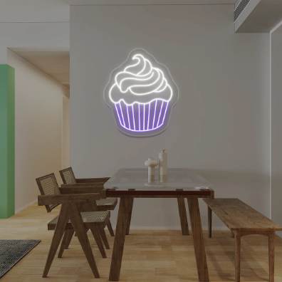 Cupcake Neon Sign