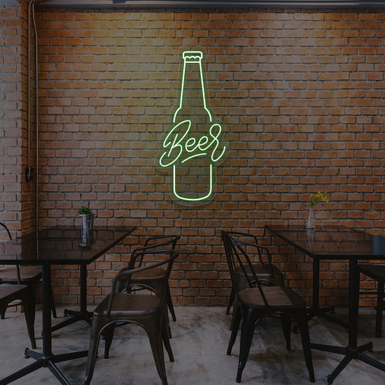 Beer Pint Bar Neon Sign