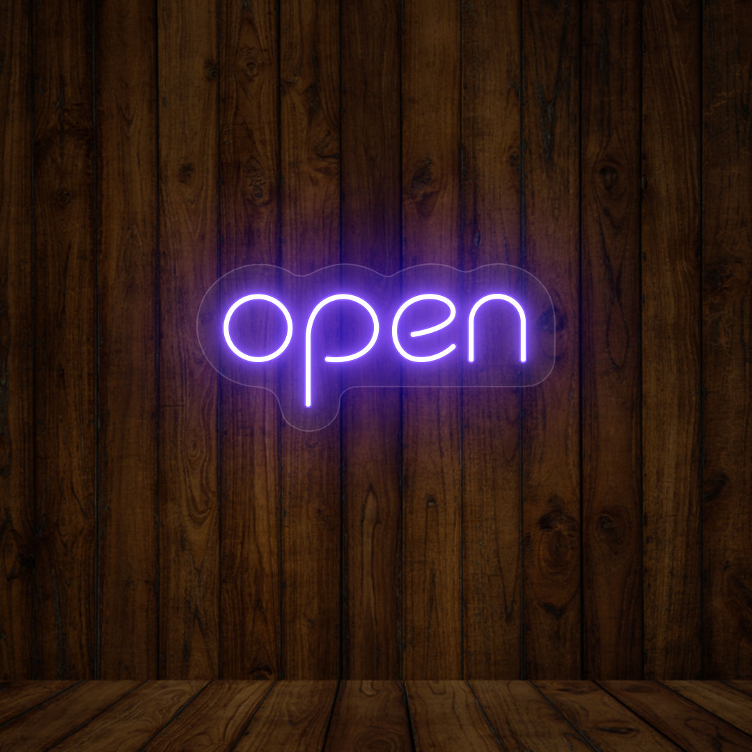 CRAZY NEON Open LED Neon Sign Single Color