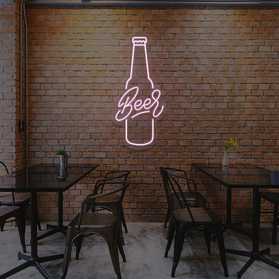 Beer Pint Bar Neon Sign
