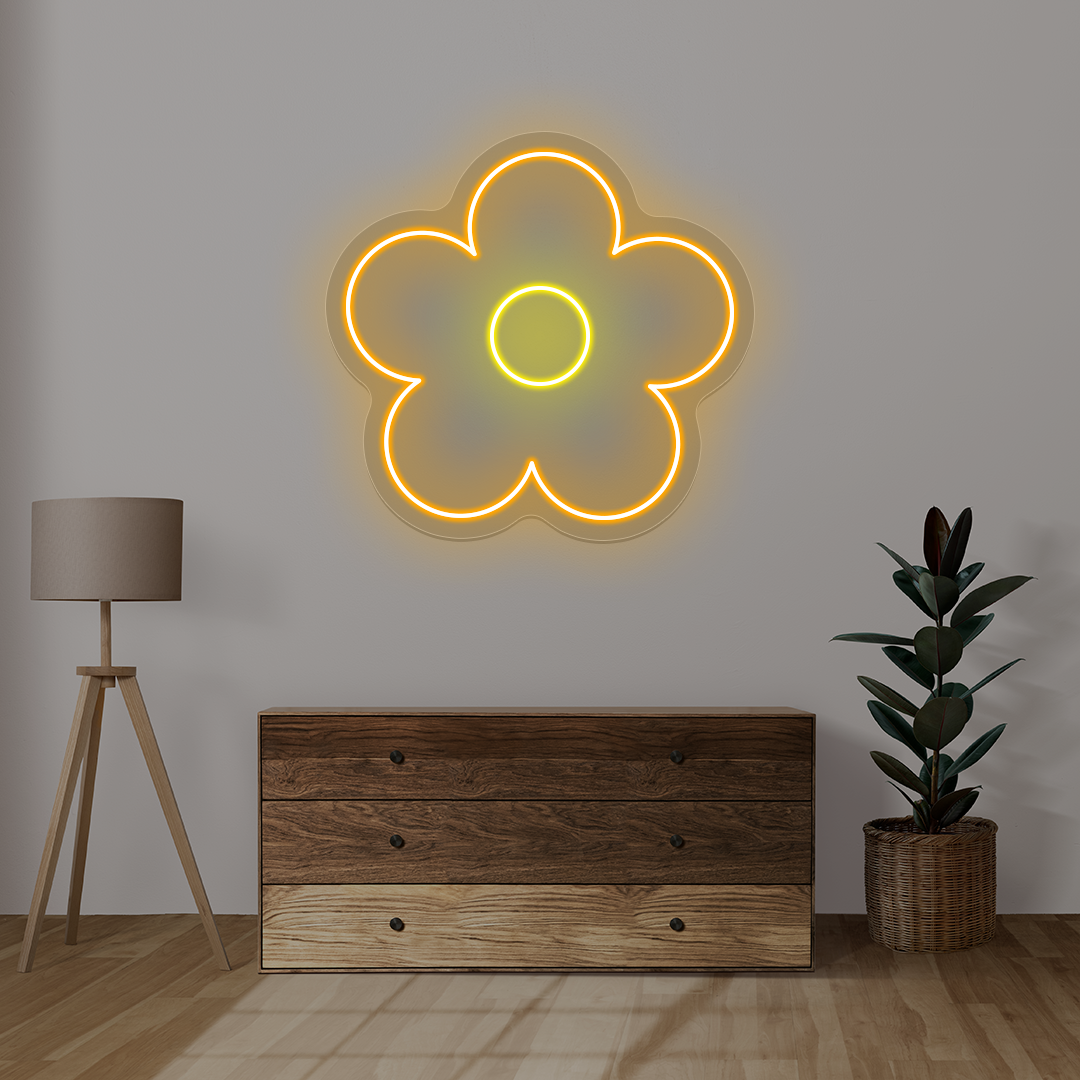Flower Neon Sign