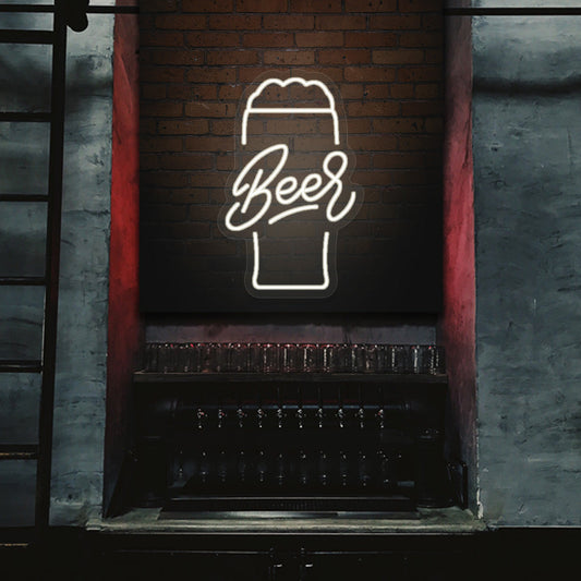 Beer Glass Neon Sign