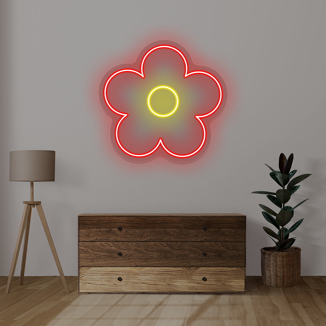 Flower Neon Sign