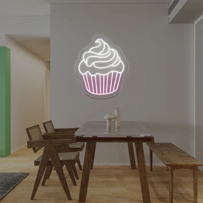 Cupcake Neon Sign
