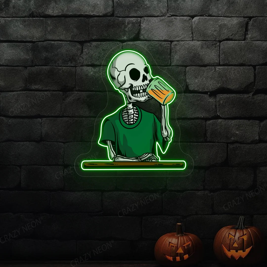 Skeleton Neon Sign