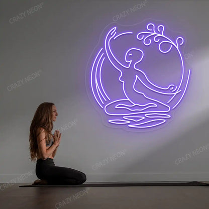Chi Flow meditation Neon Sign