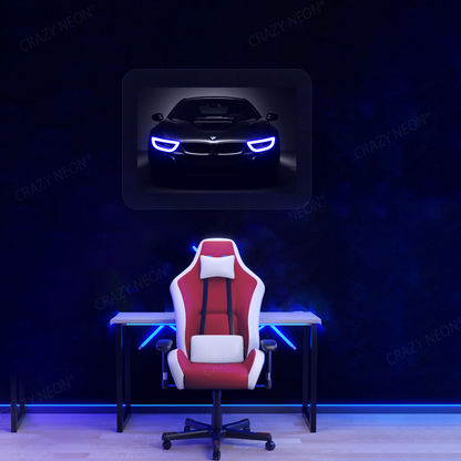 BMW i8 Neon Artwork Sign