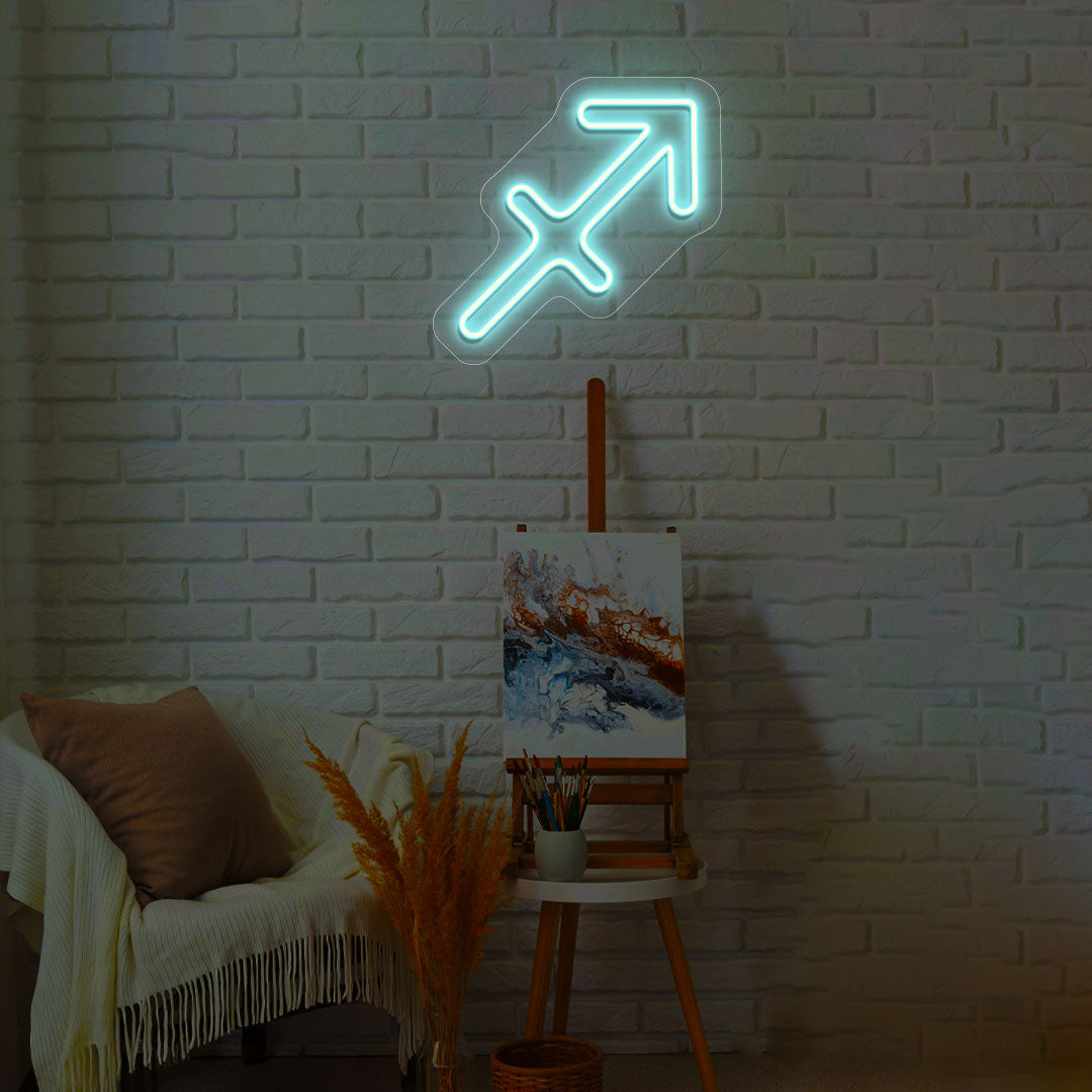Sagittarius Zodiac Neon Sign