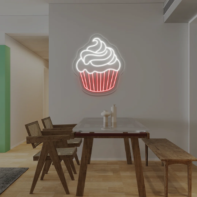 Cupcake Neon Sign