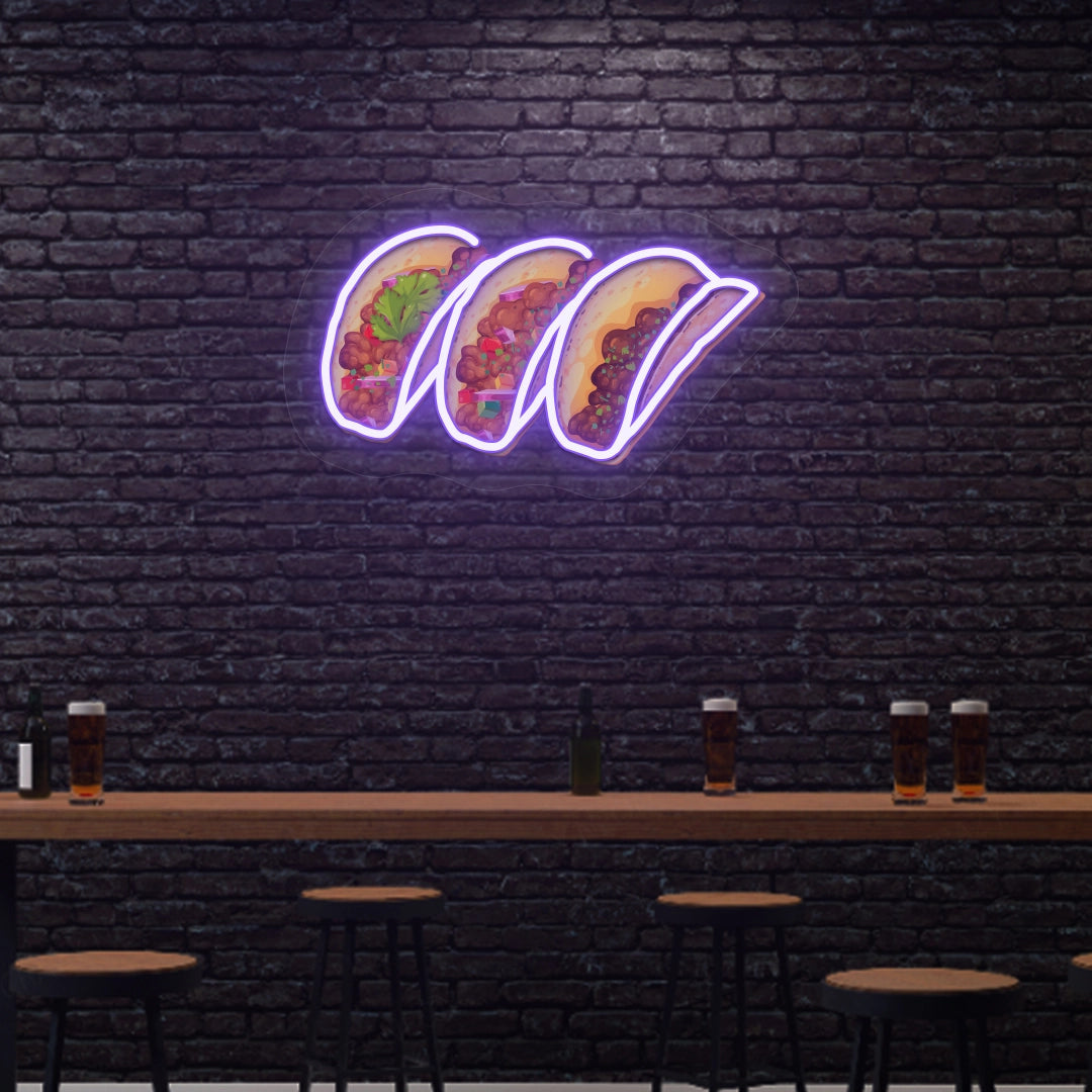 Tacos Neon Artwork Sign