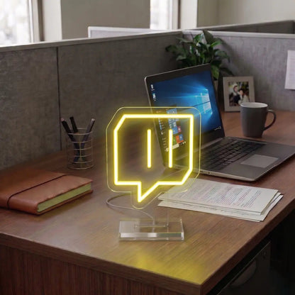 Twitch Logo Mini Neon Sign