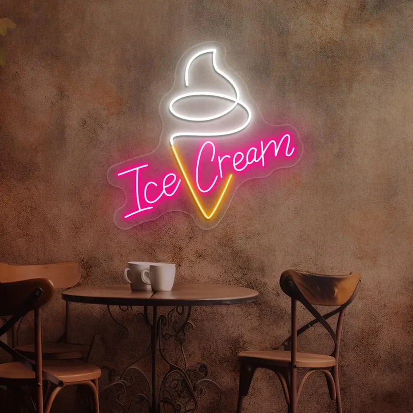 Ice Cream Neon Sign