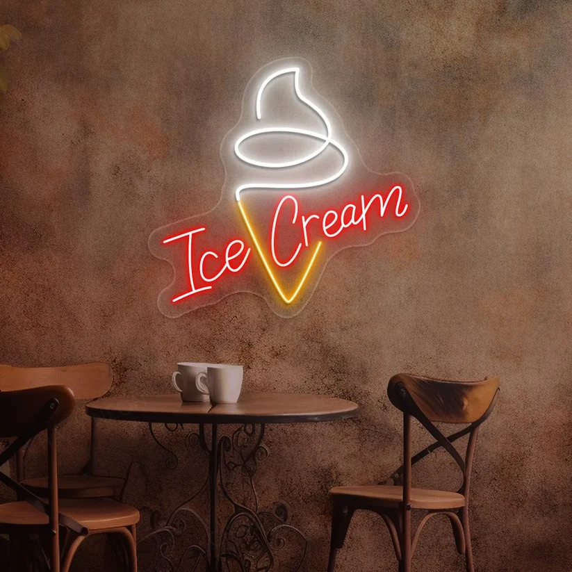 Ice Cream Neon Sign