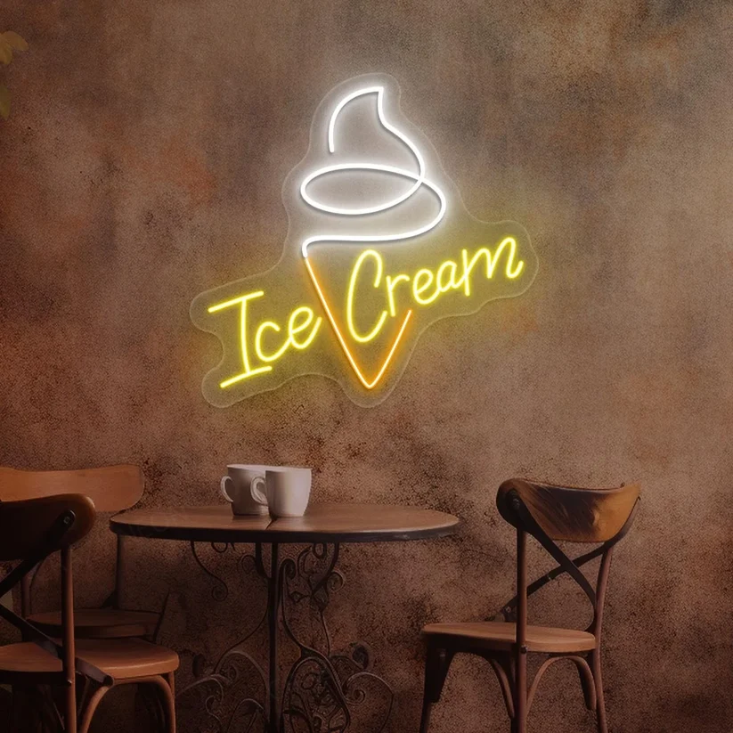 Ice Cream Neon Sign