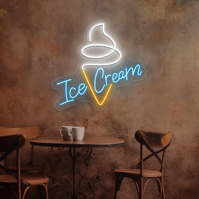 Ice Cream Neon Sign