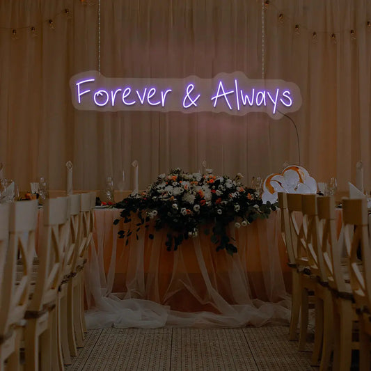 Forever And Always Sign