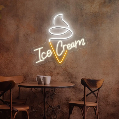 Ice Cream Neon Sign