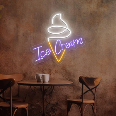 Ice Cream Neon Sign