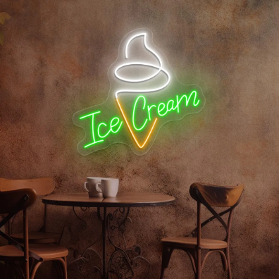 Ice Cream Neon Sign