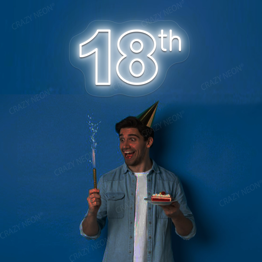18 Neon Sign