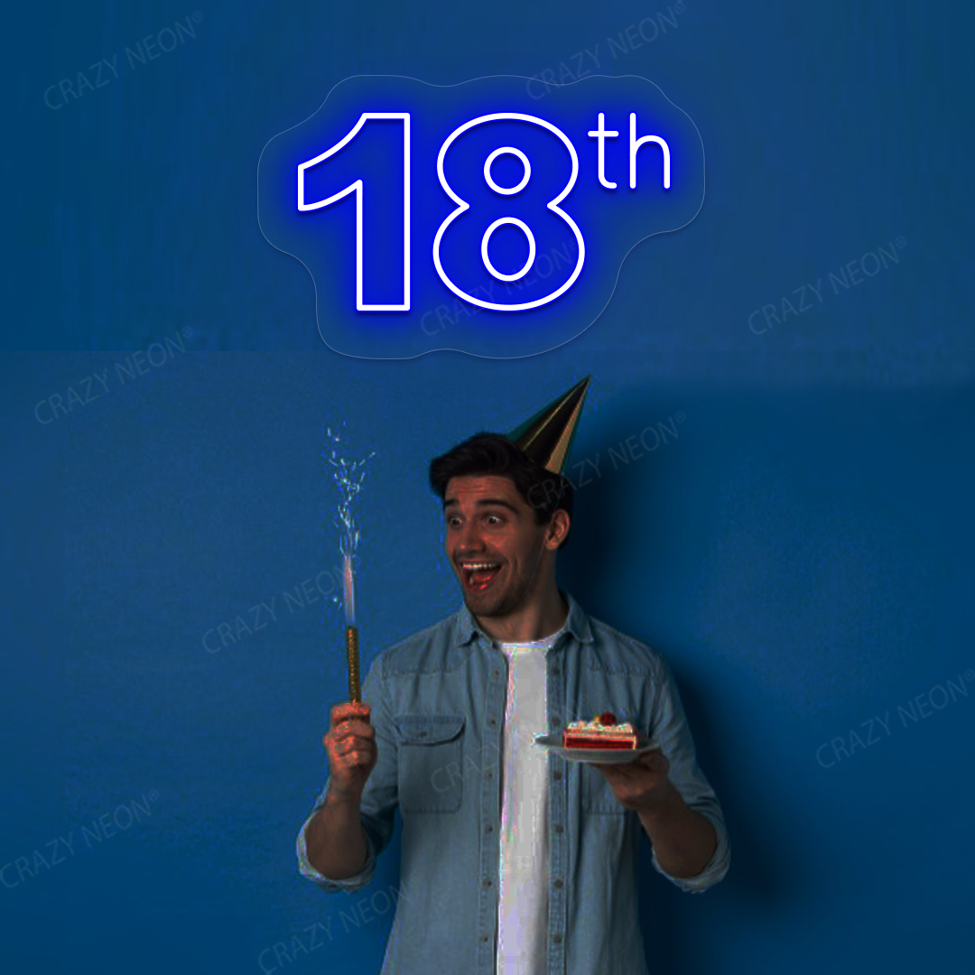 18 Neon Sign