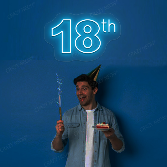 18 Neon Sign